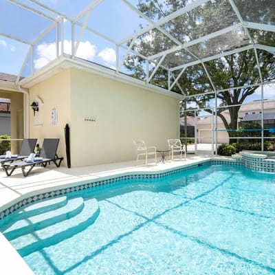 Family Villa w Pool,Spa,Game Room Near Disney 7420