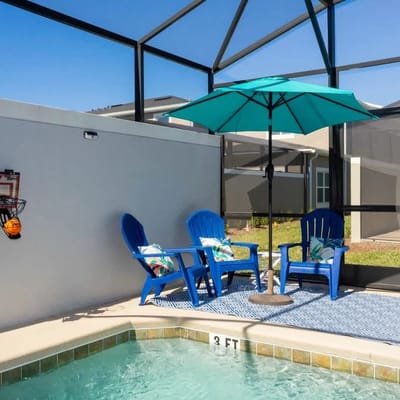 Wonderful 5 Bd Private Pool at Storey Lake Resort
