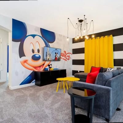 Luxury 5Bd Villa w Pool Game Room Mins to Disney 