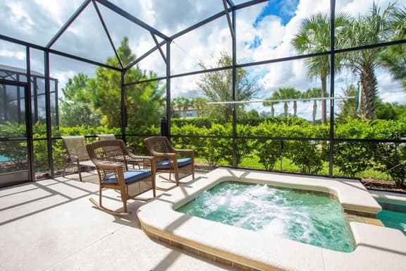 Luxury 5Bd Pool Spa Game Room Resort Near Disney 